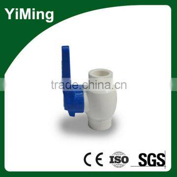 YiMing pn16 size ppr ball valve