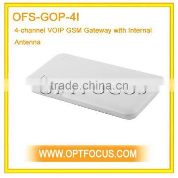 4-channel VOIP GSM Gateway with Internal Antenna