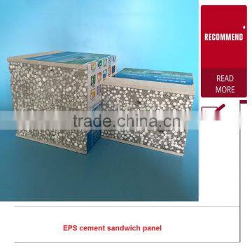 Lightweight fiber cement thermal insulation eps cement sandwich wall panel