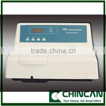 F93 Fluorescence Spectrophotometer (Exciting optical filter: 360-600nm, Emission monochromator: 360~650nm)