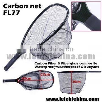 Fly fishing carbon frame landing net