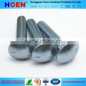 zinc plated din603 bolt standard square neck carriage bolt