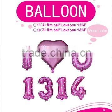 Happy Lover's Day balloon