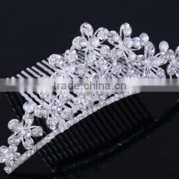 princess crown comb for girl trendy hair accessories