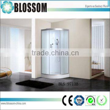 zhejiang popular door plastic roller wheel enclosed bathroom shower cabin