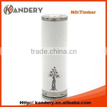 High quality best mechanical mod 26650 timber mod white timber mod