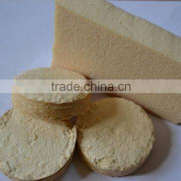 soft PVC expanded from insulating panels in briquettes