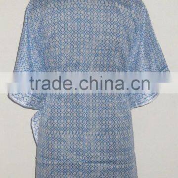 Sexy Women Fashionable Designer Kaftan Indian Handmade Cotton Block Printed Caftan Designer Top Poncho Kimono photo-2