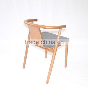 North European Style Elegant Solid Wood Dining Chair photo-5