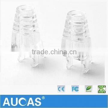 Top Quality Clear RJ45 Connector Dust Protection Cat6 & Cat5e Network Cable Rubber Connector Boots Wholesale