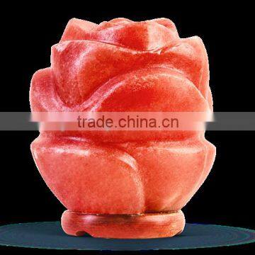 Lotus Flower Figure Shape Himalayan Salt Lamp