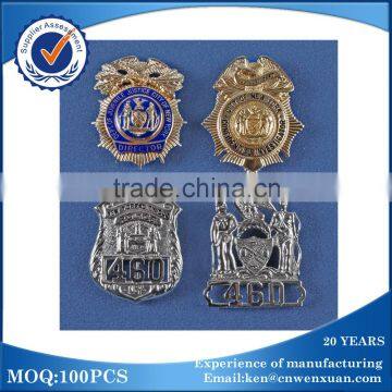 2016 New Soft Enamel Badge,carved & Fake Silver or Gold Badge !!