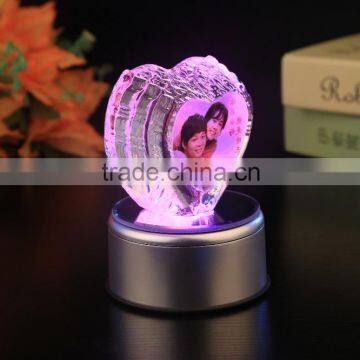 Newest Design Crystal Heart Shape Photo Frame photo-2