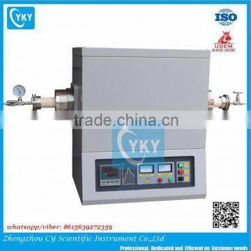 Lab Touch Screen Argon Sintering Vacuum Tube Furnace With Gas Controller and Water Chiller photo-2