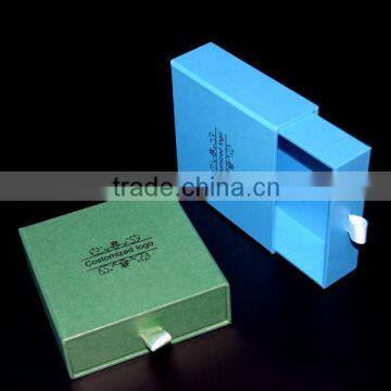 Green and blue custom belt paper box with your own logo