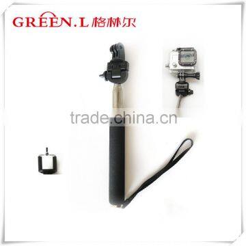 Handheld mobile phone monopod with phone holder monopod for samsun note 3