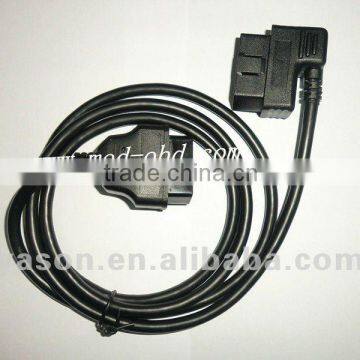 obd2 cable 90 degree male to female cable J1962m to J1962F 1.5m long