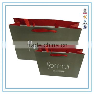 2015 hot sale customized brand paper bag with logo printing