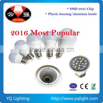 Plastic and Aluminum Housing E27 3w LED Bulb USD0.42/PCS AC220V