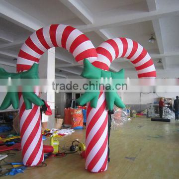 inflatable candy cane christmas decoration