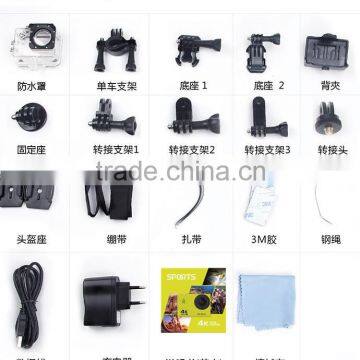 2016 New Upgrade HD 4K Manual Waterproof Sports DV Mini Wifi Camera HD 173 Ultra-wide Fish-eye Lens,support 64gb TF Card photo-5