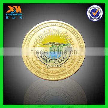 2014 newest design promotional china supplier zinc alloy coin jewelry (xdm-c512)