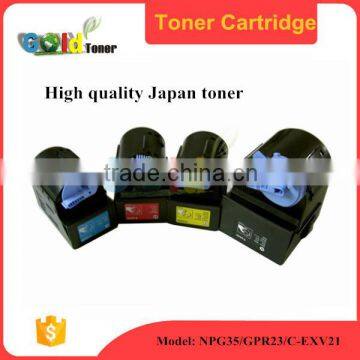 Grade A toner use for canon NPG35 GPR23 C-EXV21 model