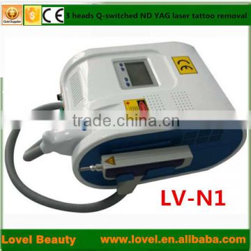 1-10Hz Professional High Effects 2014 Home Q-switch Laser Machine Q Switch Laser Tattoo Removal