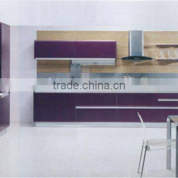 2013 new design purple color kitchen cupboards