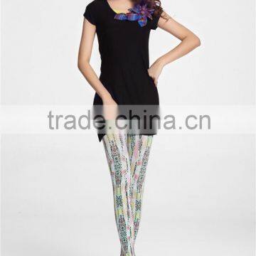 Snagging Resistance 2015 Factory direct sale ankle jacquard pantyhose