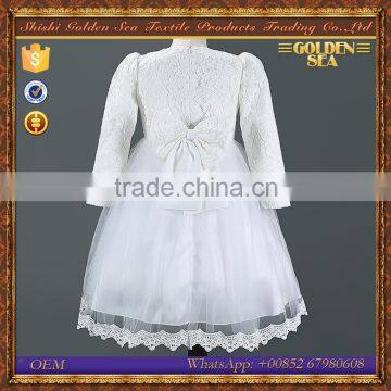 Wholesale Long Sleeve Wedding Dresses for Flower Girl photo-5