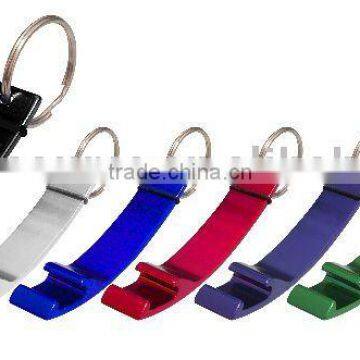 Hot Sale Mini Cheap Aluminum Super Portable Pocket Colorful Shaped Lock Carabiner Keychain with Bottle Opener for promotion