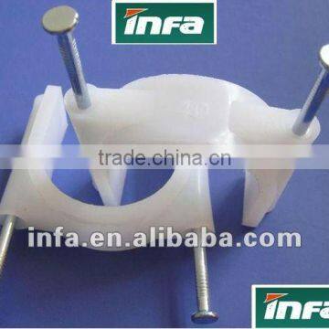 flat circle nail cable clips wiring accessories