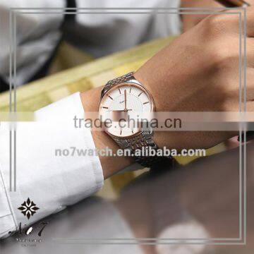 China Direct Factory High Quality Date Stainless Steel Men Watch photo-5