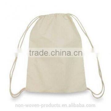 Cheap small Drawstring canvas cotton bag gifts