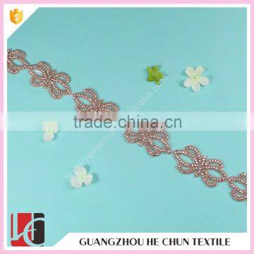 HC-3326 HC-3326 Hechun Wedding Decoration Wholesale Diamond Rhinestone Strip for Bride photo-2