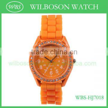 2013 japan movement quartz lady silicon watch