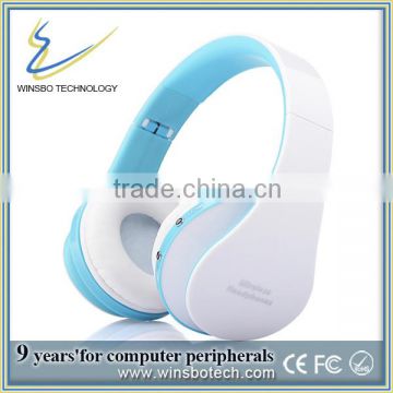 Hot selling wholesale bluetooth headset bluetooth micro card player with FM