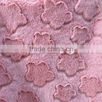 make pv plush faux fur fabric pink