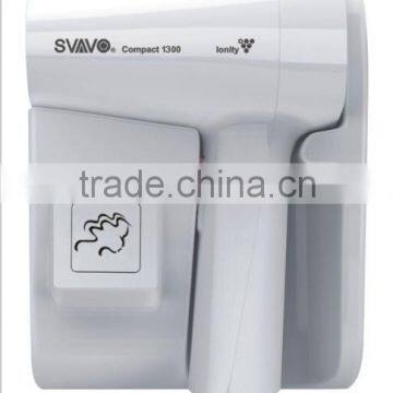 mini plastic hair dryer for hotel, mini bathroom wall mounted hair dryer,made with abs