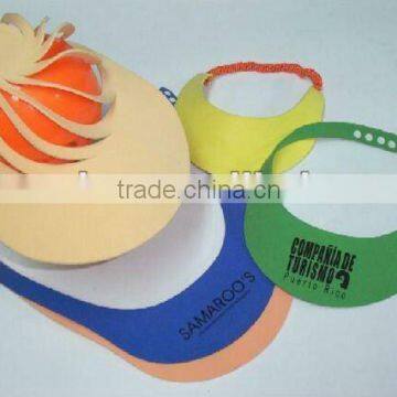 Rubber foam visor