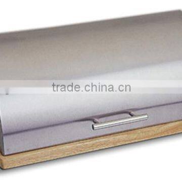 stainless steel plexiglass bread box