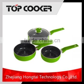 Aluminum Press ceramiccastamel cookware saucepan