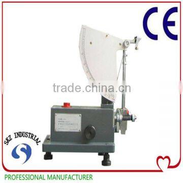 Rubber pendulum impact resiliency testing machine