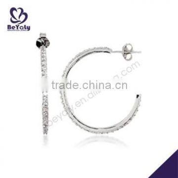 hot sale high quality sterling silver latest earring design