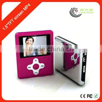 Hot sale 1.8"TFT screen sexy video mp3 free download Support TF card