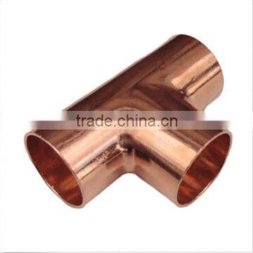 ASME welding copper pipe fitting equal copper tee