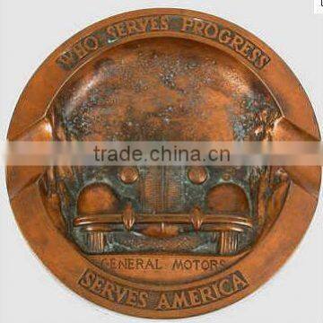 Archaize metal ashtray