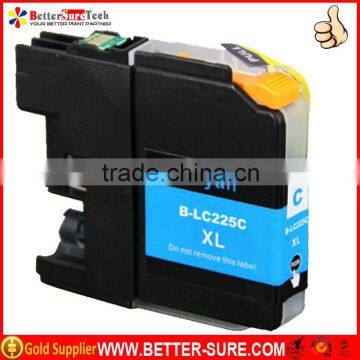 LC225 compatible brother printer cartridges LC225 Cyan for brother MFC-J4620DW/J4625DW/J4420DW