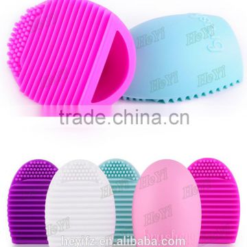 Hot Selling Makeup Brush Companion Multicolored Silicone Brush Cleaning Egg Brush Cleaner